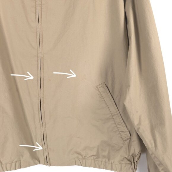 POLO‎ RALPH LAUREN VINTAGE Full Zip Jacket Cotton SINGAPORE🇸🇬MADE Size LARGE - Picture 10 of 12